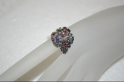 +Nancy Nelson Crystal Leaf Ring