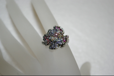 +Nancy Nelson Crystal Leaf Ring