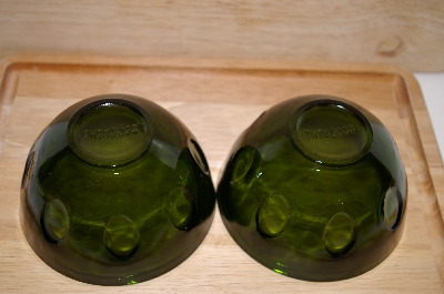 +MBA #13-064      "2004 Set Of 2 Bottle Green Berry Bowls