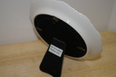 +MBA #13-022    "Set Of 2 English Garden Porcelain Saucer Picture Frame