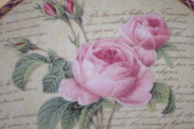 +MBA #14-234    2003 "Quirinal" Pink Rose Plate By A Special Place