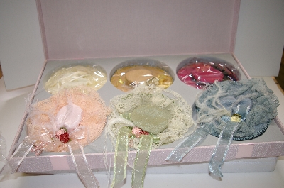 +MBA #14   2004 Set Of 6 Beautiful Hand Made Victoirian Hat Ornaments