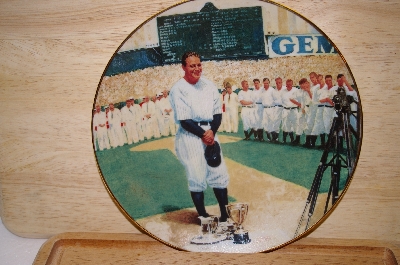 +MBA   "1992 "Lou Gehrig: The Luckiest Man By Artist Jeff Barson "