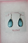 +MBA #16-654  Beautiful Artist "P"  Signed Blue Turquoise Earrings