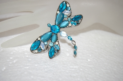 +MBA #17-409  Monet Blue Dragonfly Pin