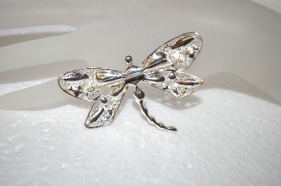 +MBA #17-404  Monet Red Dragonfly Pin