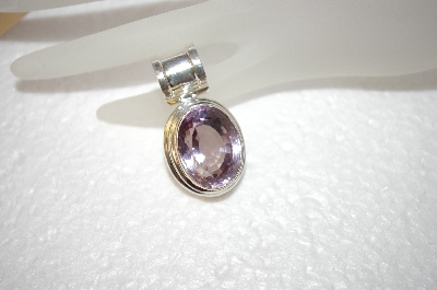 +MBA #17-422  Beautiful Light Amethyst Sterling Pendant