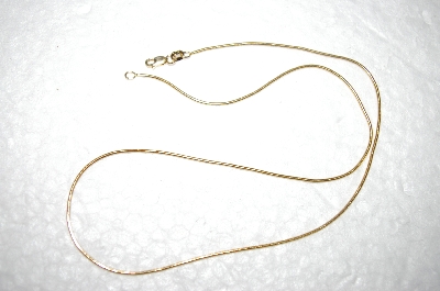 +MBA #17-157  16" 14k Yellow  Gold  Poliched Snake Chain