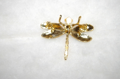 +MBA #17-045  Green Dragonfly Pin/Pendant Combo