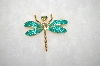 +MBA #17-045  Green Dragonfly Pin/Pendant Combo