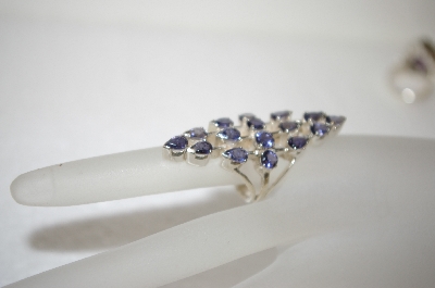 +MBA #17-667    "16 Stone Amethyst & Sterling Ring