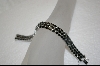 +MBA #S   3 Row 30ct Sapphire Sterling Bracelet