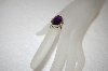 +MBA #17-679  Cabochon Amethyst Sterling Ring