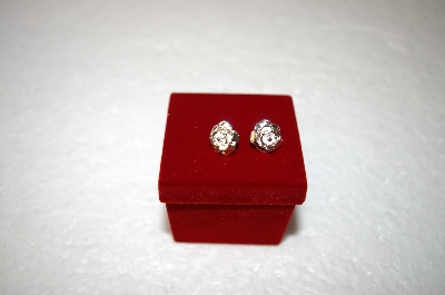 +MBA #17-320  Sterling Rose Earrings