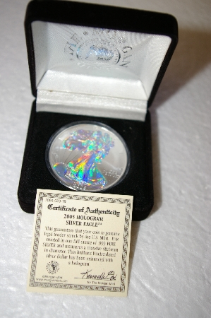 +MBA #17-172A  "Limited Edition 2005 Silver Eagle Hologram