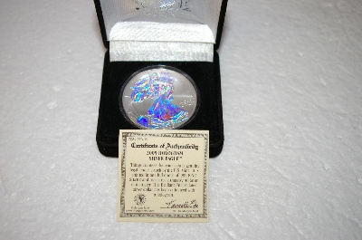 +MBA #17-172A  "Limited Edition 2005 Silver Eagle Hologram