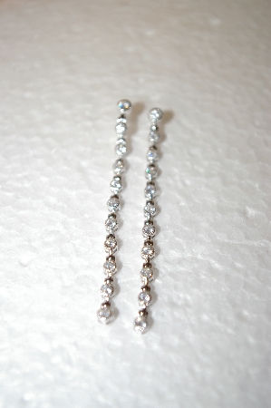 +MBA #17-484  Charles Winston Clear Cz Earrings