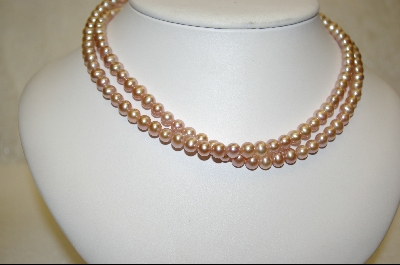 +Pale Pink 2-Strand 18" Cultured Freshwater Pearls