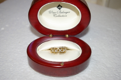 +MBA #17-123  14K Yellow Gold Hugs Diamond Ring