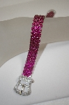 +MBA #18-250  Charles Winston Created Ruby Buckle Bracelet