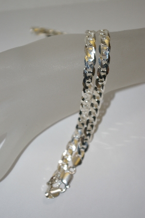 +MBA #19-336  Nice Thick Heavy Sterling 20" Chain