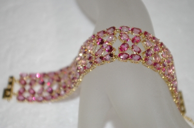 +MBA #19-069 14K Pink Topaz Bracelet