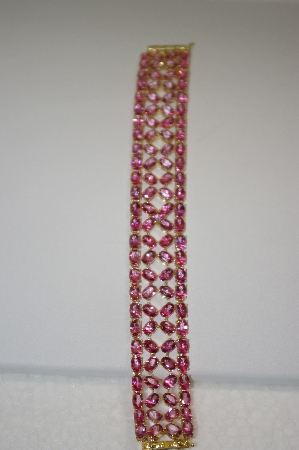 +MBA #19-069 14K Pink Topaz Bracelet
