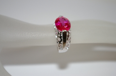 +MBA #19-40/8  Created Pink Sapphire Sterling Ring