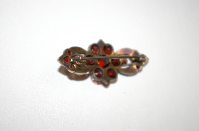 **Small Antique Garnet Pin