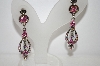 +MBA #19-183  Pink Crystal AB  Dangle Earrings