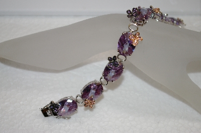 +MBA #20-271  Charles Winston Butterfly Fancy CZ Bracelet