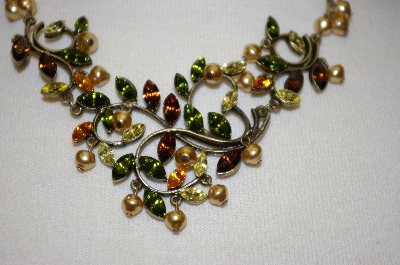 +MBA #20-668  Sweet Romance Autumn Vine Necklace