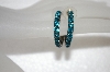 +MBA #20-368  Blue Crystal Hoops