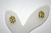+MBA #20-464  14K Small 10 Stone Peridot Earrings