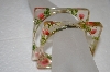 +MBA #20-244  Set Of 2 Square Acrylic Flower Embedded Bangle Bracelets