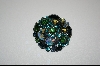 + Shades Of Blue & Green Austrian Crystal Brooch