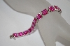 +MBA #20-427  Charles Winston Created Pink Sapphire Bracelet