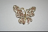 Nolan Miller Pale Pink Cathedral Butterfly Pin