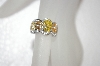 +MBA #20-090  Charles Winston Canary & Cognac CZ Ring