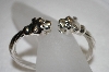 +MBA #20-500  Sterling Double Panther Cuff Bracelet