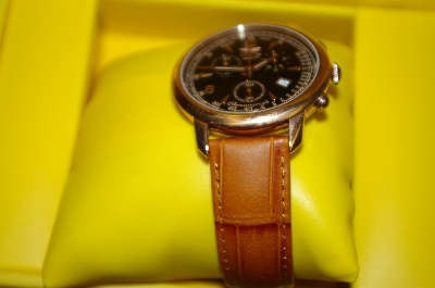 +MBA #21-045A    2003 Invicta Gents Stainless Steel Chronograph Watch