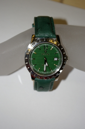 +MBA #21-389  Croton Men's Aquamatic Ostrich Strap Watch