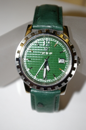+MBA #21-389  Croton Men's Aquamatic Ostrich Strap Watch