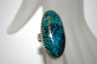 +MBA #21-649  Sterling Chroysocolla Ring