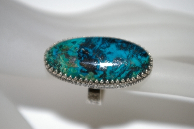 +MBA #21-649  Sterling Chroysocolla Ring