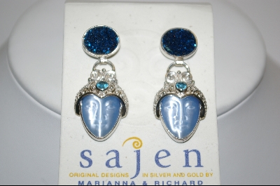 +  Offerings Goddess Druzy Pierced Earrings