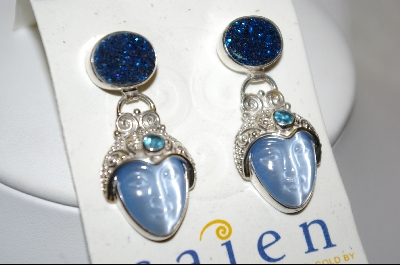 +  Offerings Goddess Druzy Pierced Earrings