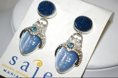 +  Offerings Goddess Druzy Pierced Earrings