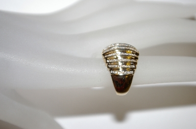 +MBA #21-177  14K Yellow Gold Baguette Cut Diamond Ring