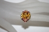 +MBA #21-329  14K Citrine & Multi Sapphire Diamond Ring